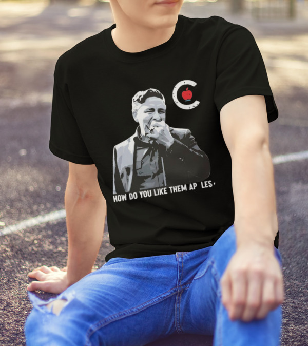 Pierre Poilievre Eating Apples How Do You Like Them Apples T-Shirt