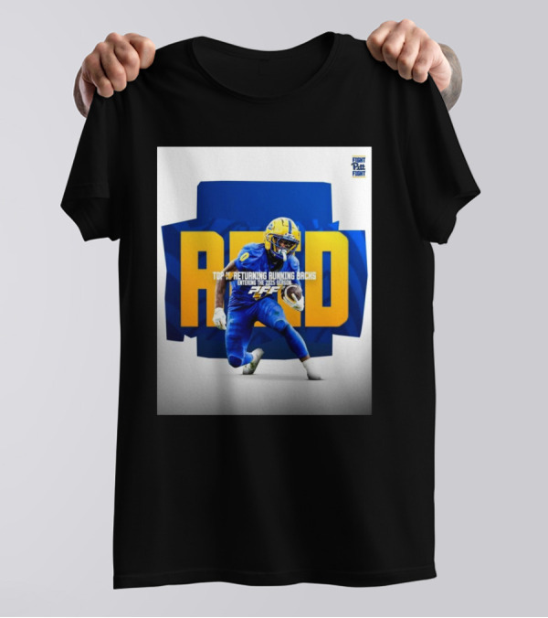 Pitt Panthers Football Fight Top 10 Returning Running Backs PFF Entering 2025 Season T-Shirt