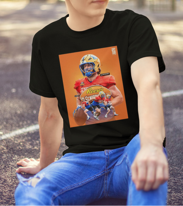 Pittsburgh Panthers Gavin Bartholomew 2025 Reese’s Senior Bowl Mobile AL T-Shirt