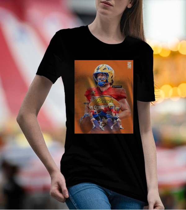 Pittsburgh Panthers Gavin Bartholomew 2025 Reese’s Senior Bowl Mobile AL T-Shirt
