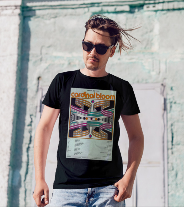 Cardinal Bloom Spring 2025 Tour SLC UT The Depot Denver CO Glove Hall T-Shirt