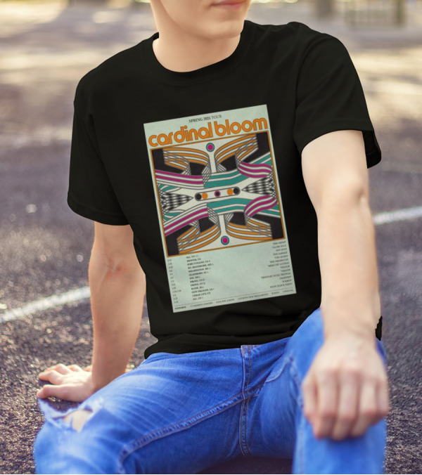 Cardinal Bloom Spring 2025 Tour SLC UT The Depot Denver CO Glove Hall T-Shirt