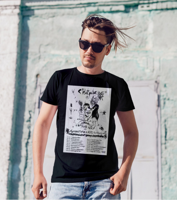 Chat Pile 2025 European Tour Cities Featuring Agriculture And HIRS Collective T-Shirt