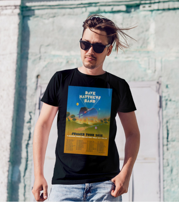 Dave Matthews Band Summer Tour 2025 New Orleans Charlotte Bethel Dates And Locations T-Shirt