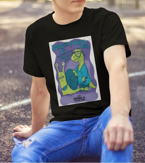 Dinosaur Jr. Snail Mail With Easy Action Summer 2025 Chicago IL 7/29 The Salt Shed T-Shirt