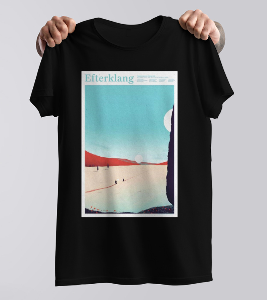 Efterklang Things We Have In Common Tour 2025 Desert Landscape Scene T-Shirt