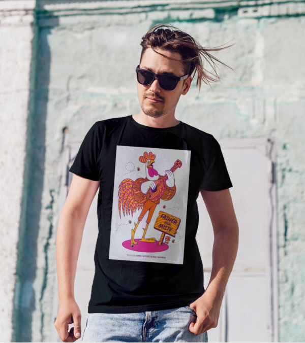 Father John Misty The Fillmore Detroit February 18 2025 Rooster And Guitar T-Shirt
