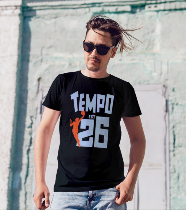 Playa Society Tempo Est 26 Basketball Silhouette Toronto 2026 T-Shirt