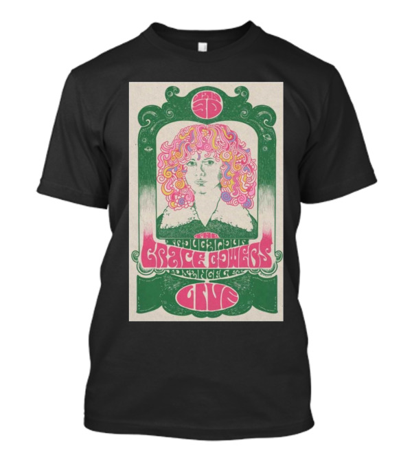 Grace Bowers Live West Hollywood CA January 30 2025 Psychedelic Style T-Shirt