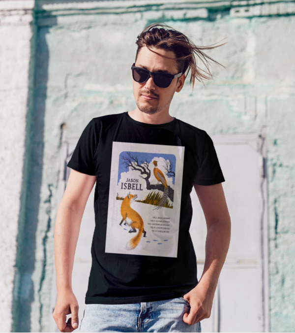 Jason Isbell Feb 2 Berlin Feb 4 Cologne Feb 6 Amsterdam Feb 10 London Feb 12 Dublin Fox And Pheasant Tree Scene T-Shirt