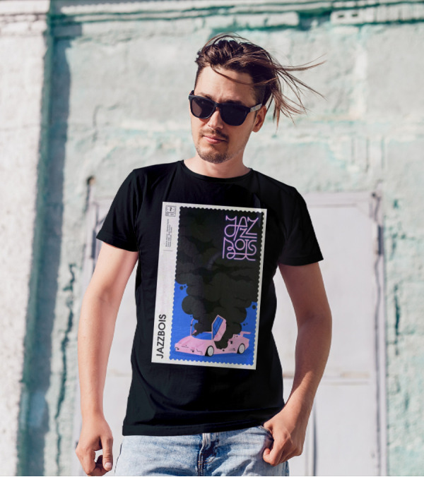 Jazzbois February 6 2025 Warszawa Poland Pink Car Smoke Design T-Shirt