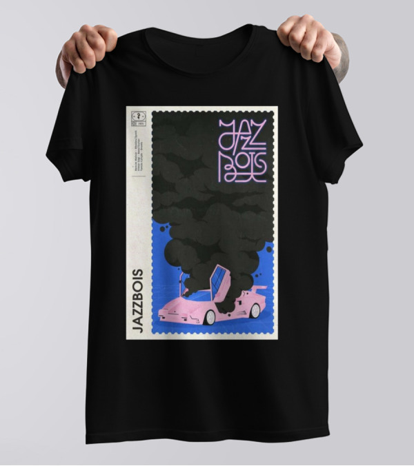 Jazzbois February 6 2025 Warszawa Poland Pink Car Smoke Design T-Shirt