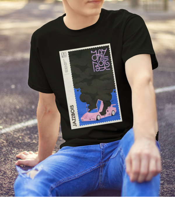 Jazzbois February 6 2025 Warszawa Poland Pink Car Smoke Design T-Shirt