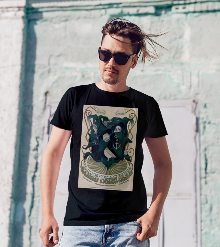 Johnny Blue Skies The Theater At Virgin Hotels Las Vegas April 27 2025 Art With Surreal Imagery T-Shirt