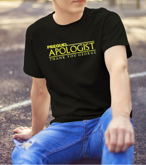 Prequel Apologist Thank You George Star Saga Tribute Fan Apparel T-Shirt