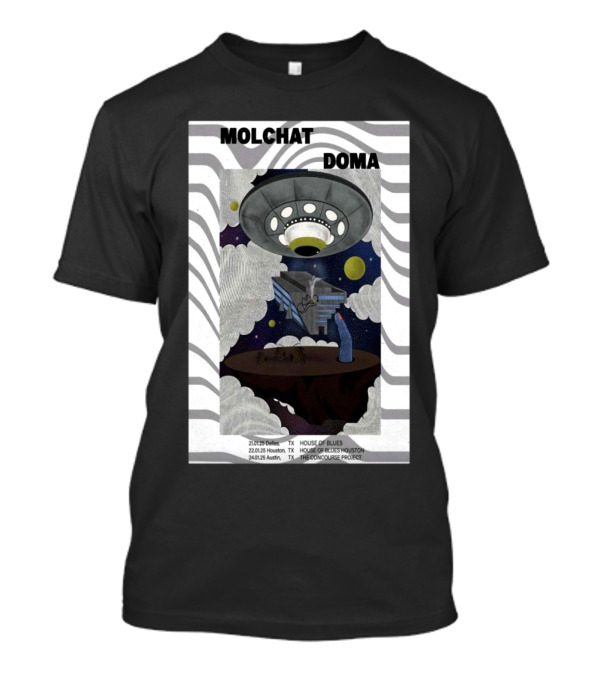 Molchat Doma House Of Blues Dallas Houston Austin January Tour T-Shirt
