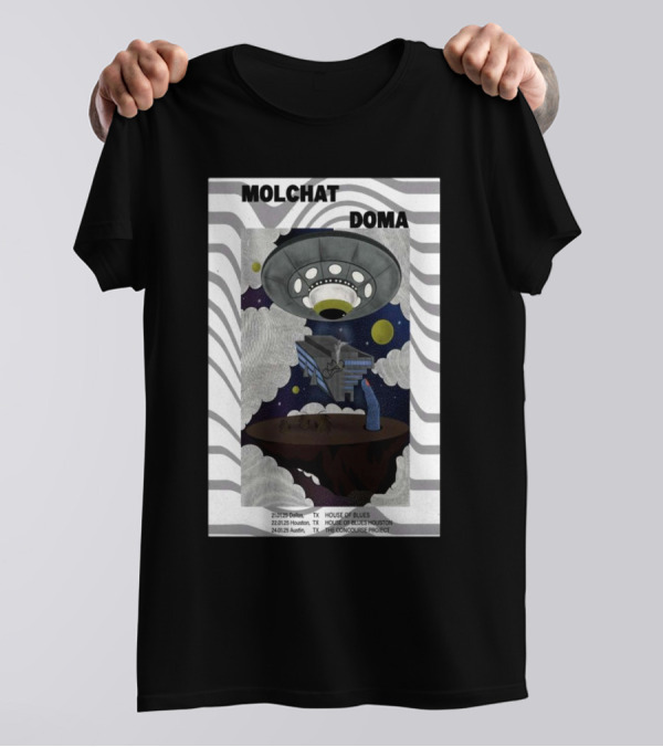Molchat Doma House Of Blues Dallas Houston Austin January Tour T-Shirt