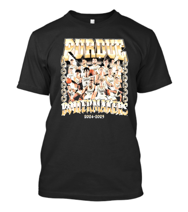 Purdue Boilermakers Men's Basketball Team 2024-2025 T-Shirt