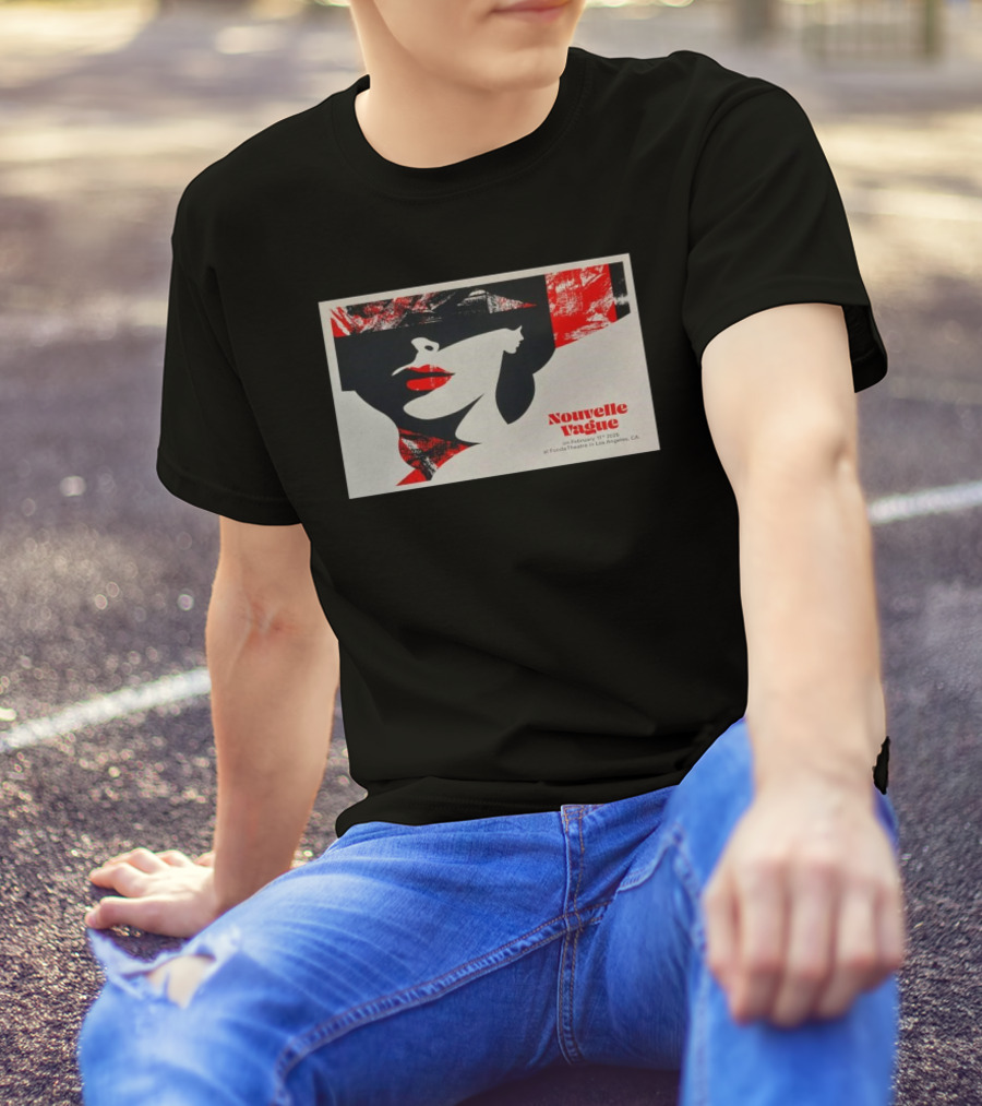 Nouvelle Vague February 11 2025 Fonda Theatre Los Angeles CA Concert T-Shirt