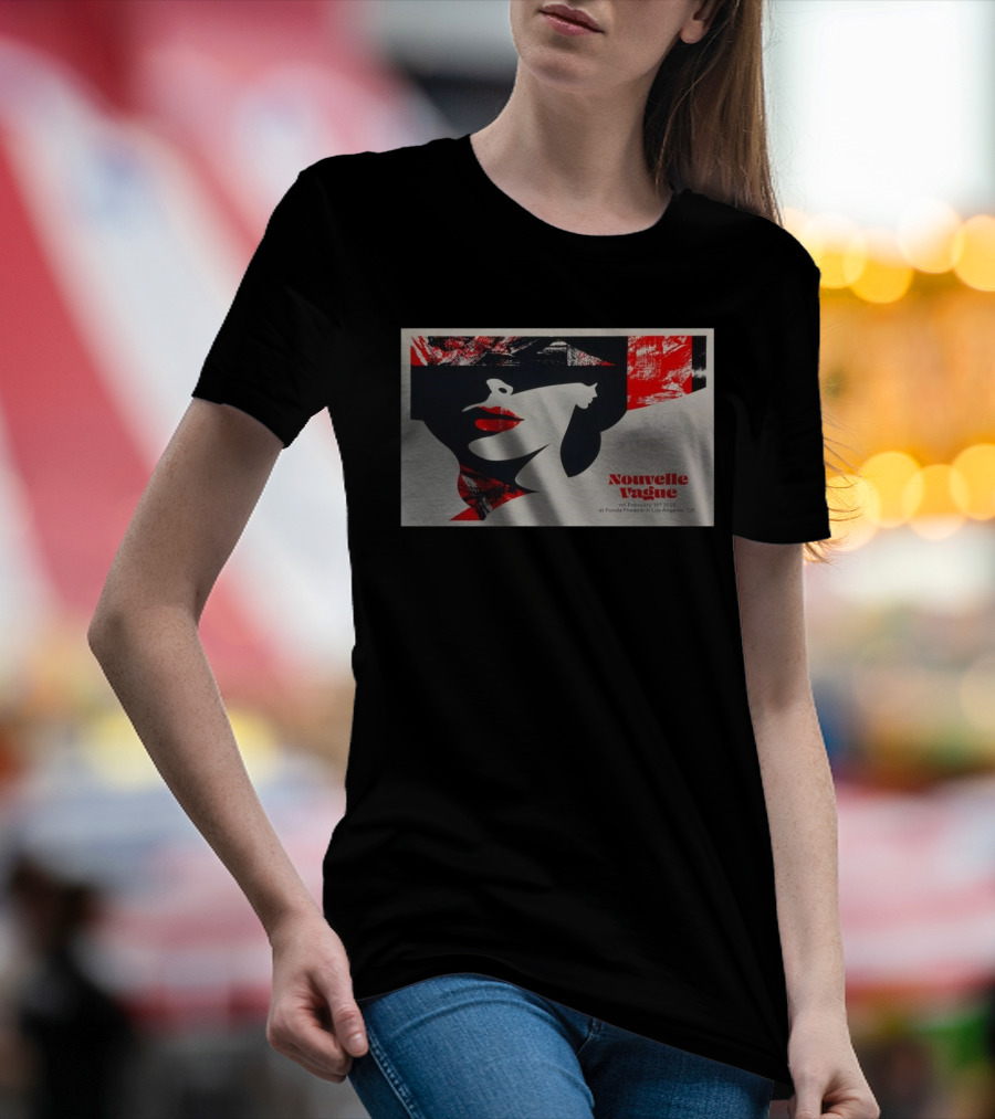 Nouvelle Vague February 11 2025 Fonda Theatre Los Angeles CA Concert T-Shirt