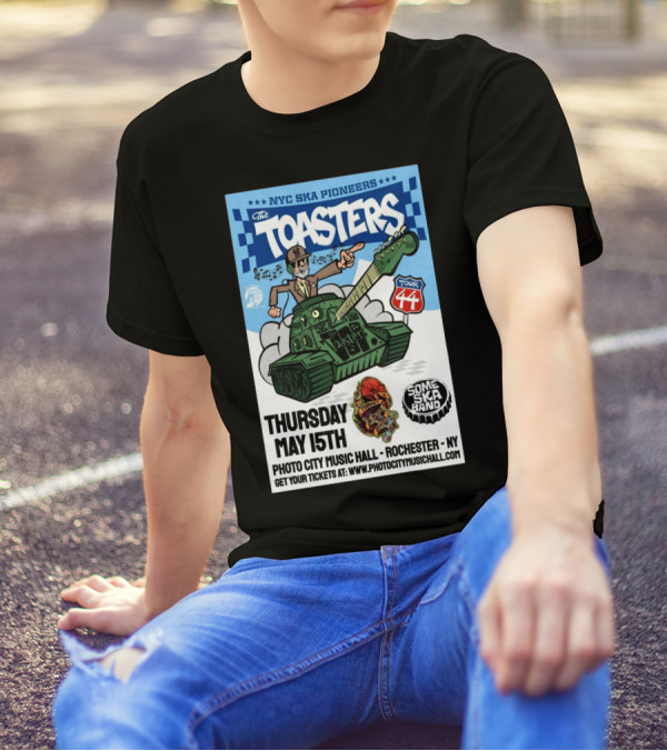 NYC Ska Pioneers The Toasters Tour 44 Photo City Music Hall Rochester NY Thursday May 15th T-Shirt
