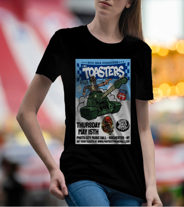 NYC Ska Pioneers The Toasters Tour 44 Photo City Music Hall Rochester NY Thursday May 15th T-Shirt