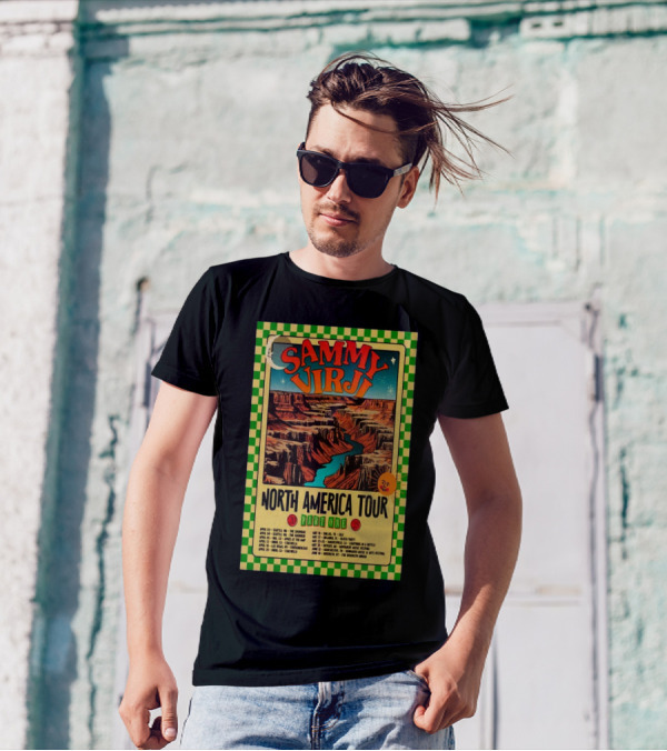 Sammy Virji North America Tour 2025 Part One Seattle Showbox Coachella Lightning In A Bottle Brooklyn Mirage T-Shirt