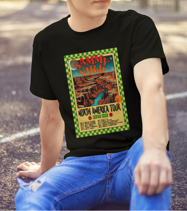Sammy Virji North America Tour 2025 Part One Seattle Showbox Coachella Lightning In A Bottle Brooklyn Mirage T-Shirt