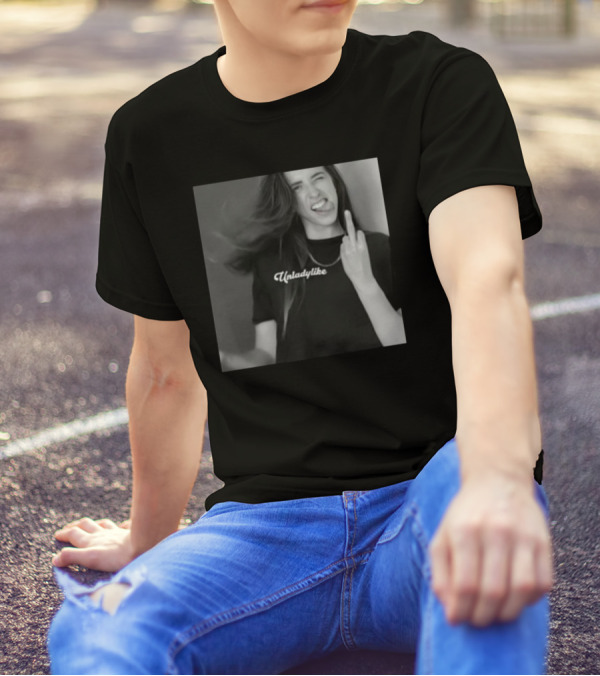Rachel Ballinger Unladylike Middle Finger Gesture X-Rated T-Shirt