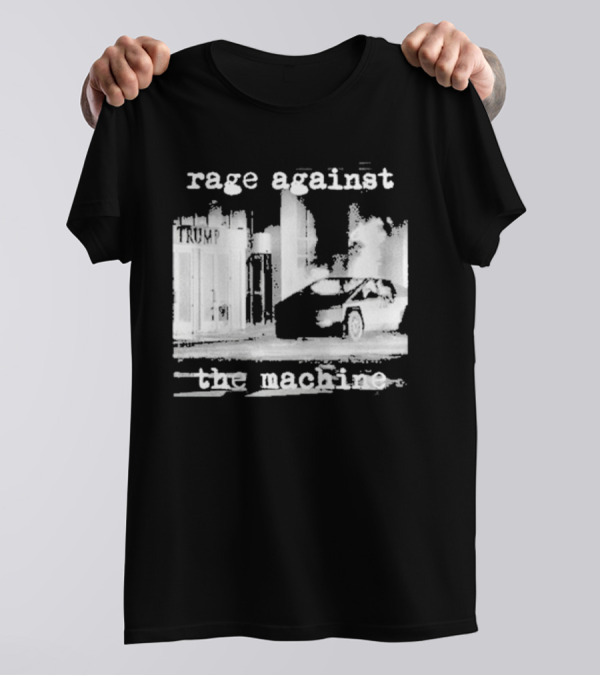 Rage Against The Machine Car Explosion Outside Building T-Shirt