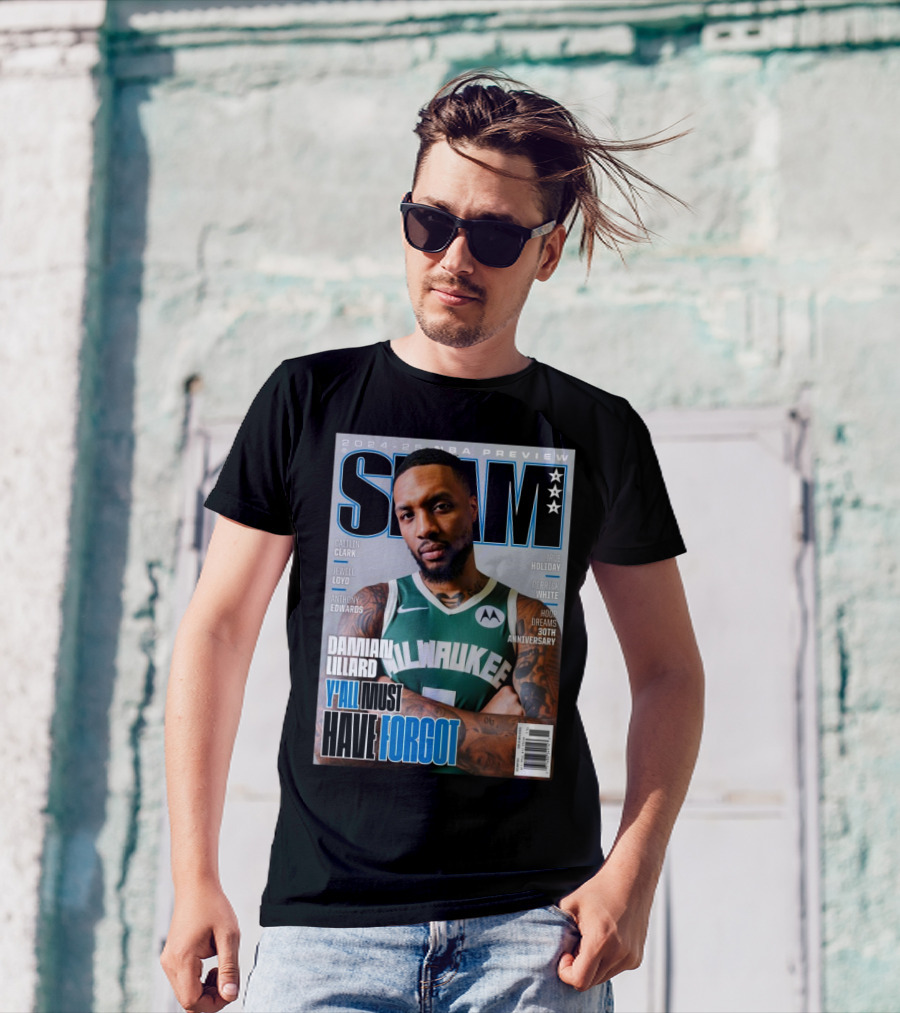 2024-25 NBA Preview Damian Lillard Milwaukee Y'all Must Have Forgot T-Shirt
