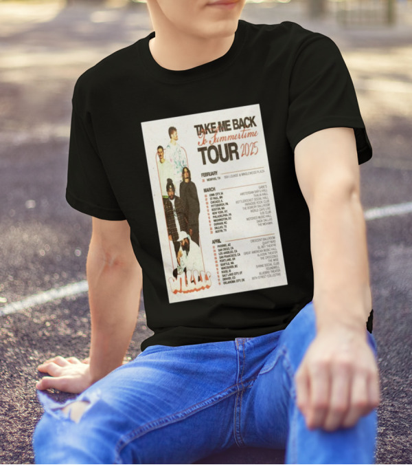 Take Me Back To Summertime Tour 2025 February 28 Memphis TN 1884 Lounge Minglewood Plaza T-Shirt