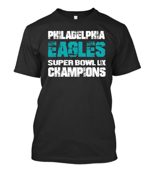 Philadelphia Eagles Super Bowl LIX Champions Retro Design T-Shirt