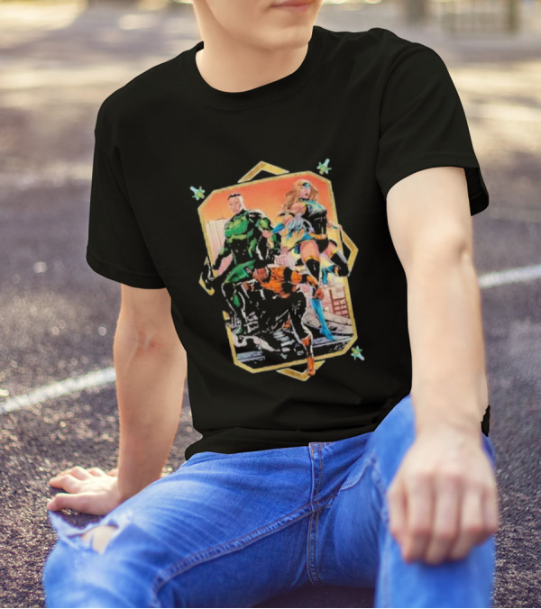 Rippaverse Trinity Action Dynamic Comic Heroes Unleashed T-Shirt