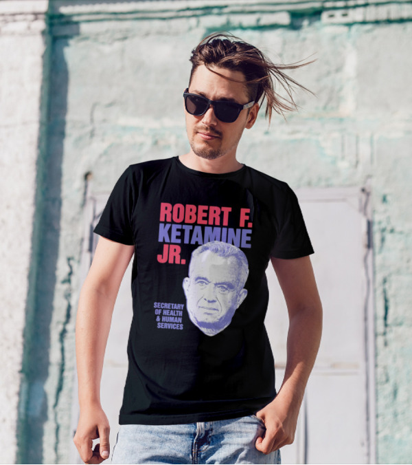 Robert F. Ketamine Jr. Secretary Of Health And Human Services Retro Portrait T-Shirt