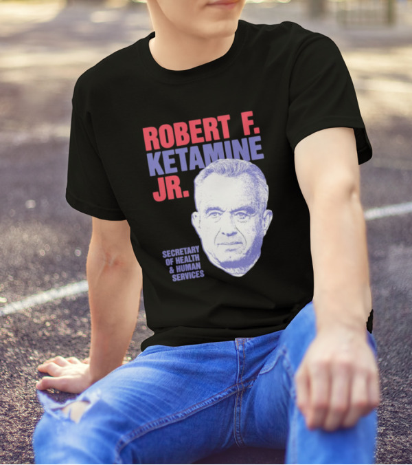 Robert F. Ketamine Jr. Secretary Of Health And Human Services Retro Portrait T-Shirt