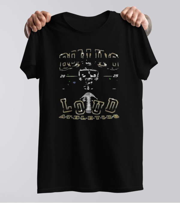 Rolling Loud Athletics 2025 Skull Motif T-Shirt