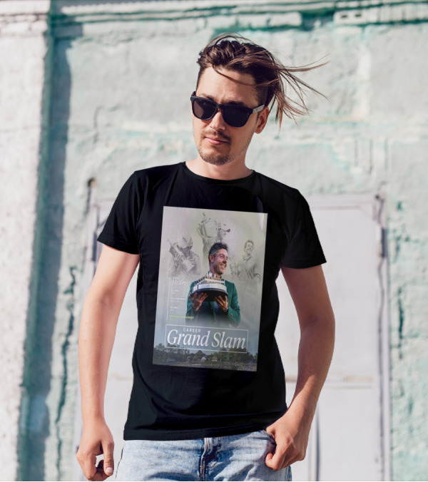 Rory McIlroy Career Grand Slam Masters Tournament 2025 Win T-Shirt