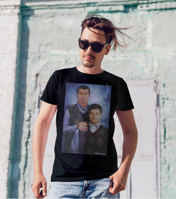 Roy Keane Denis Irwin Futbol Classics T-Shirt