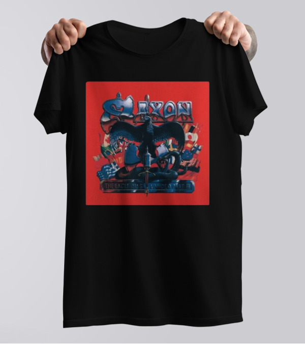 Saxon The Eagle Has Landed Part II Tour 2025 T-Shirt