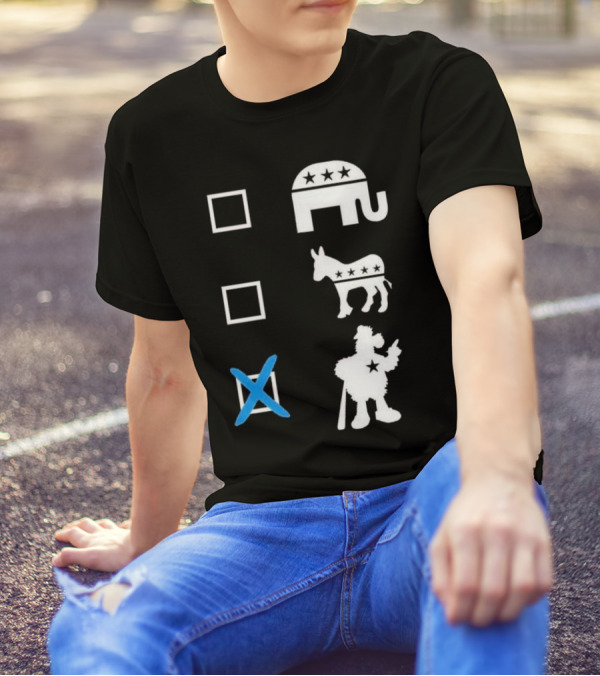 Schwarbocrat Philitical Aphiliation Elephant Donkey Duck Star Boxes T-Shirt