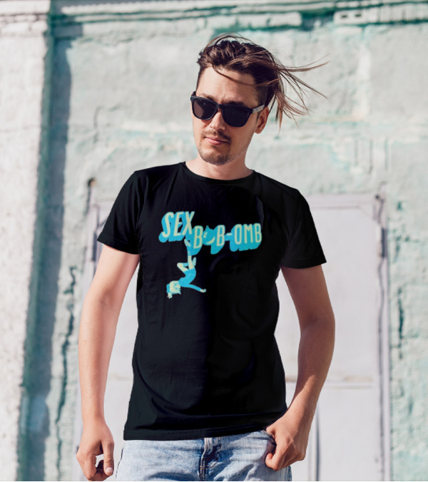 Sex Bob-Omb Scott Pilgrim Character Handstand T-Shirt
