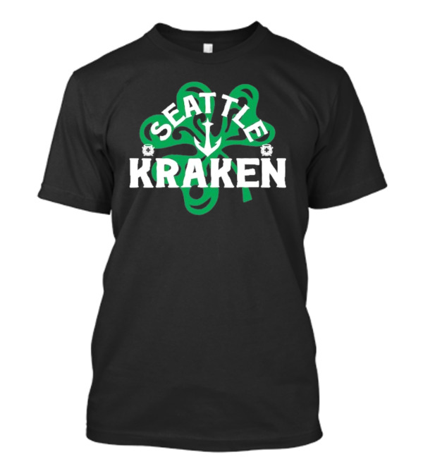 Seattle Kraken St. Patrick’s Day Shamrock T-Shirt