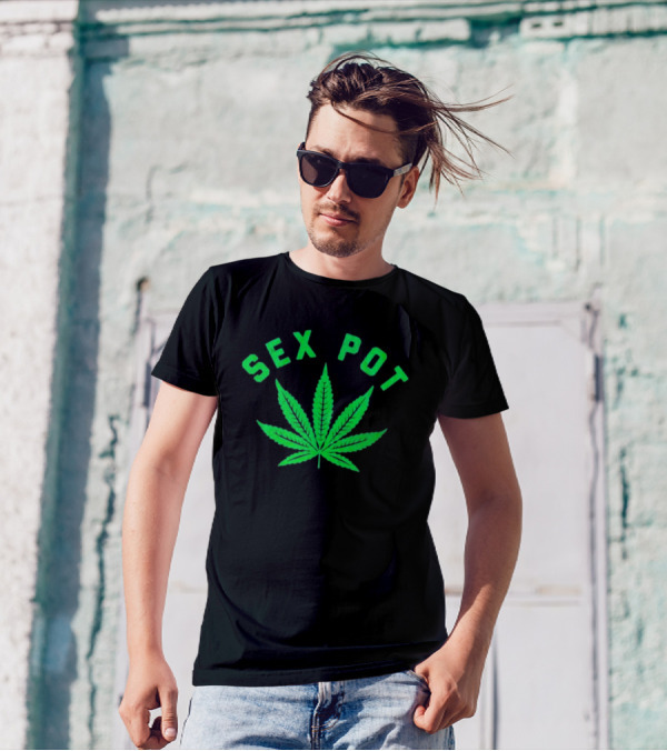 SEX POT Marijuana Leaf T-Shirt
