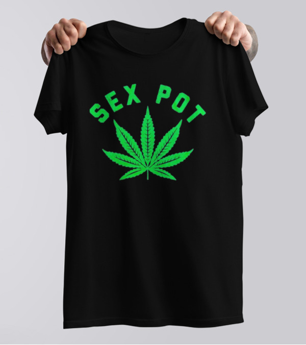 SEX POT Marijuana Leaf T-Shirt