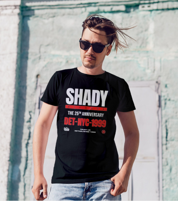 Shady Records 25th Anniversary DET NYC 1999 Trust Us Established 1996 T-Shirt