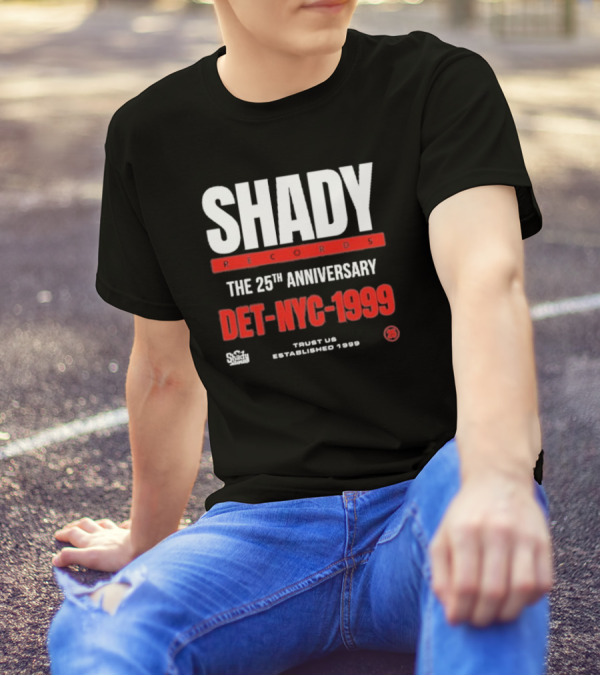 Shady Records 25th Anniversary DET NYC 1999 Trust Us Established 1996 T-Shirt