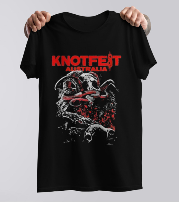 Knotfest Australia Snake Skull Admat T-Shirt