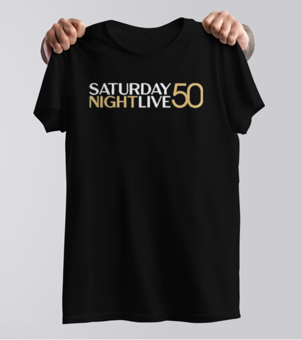 SNL Saturday Night Live 50th Anniversary Celebration Iconic Milestone T-Shirt