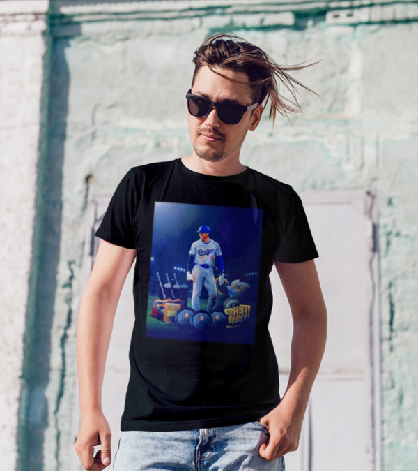 Shohei Ohtani Los Angeles Dodgers Number 17 All MLB Achievements And Awards T-Shirt